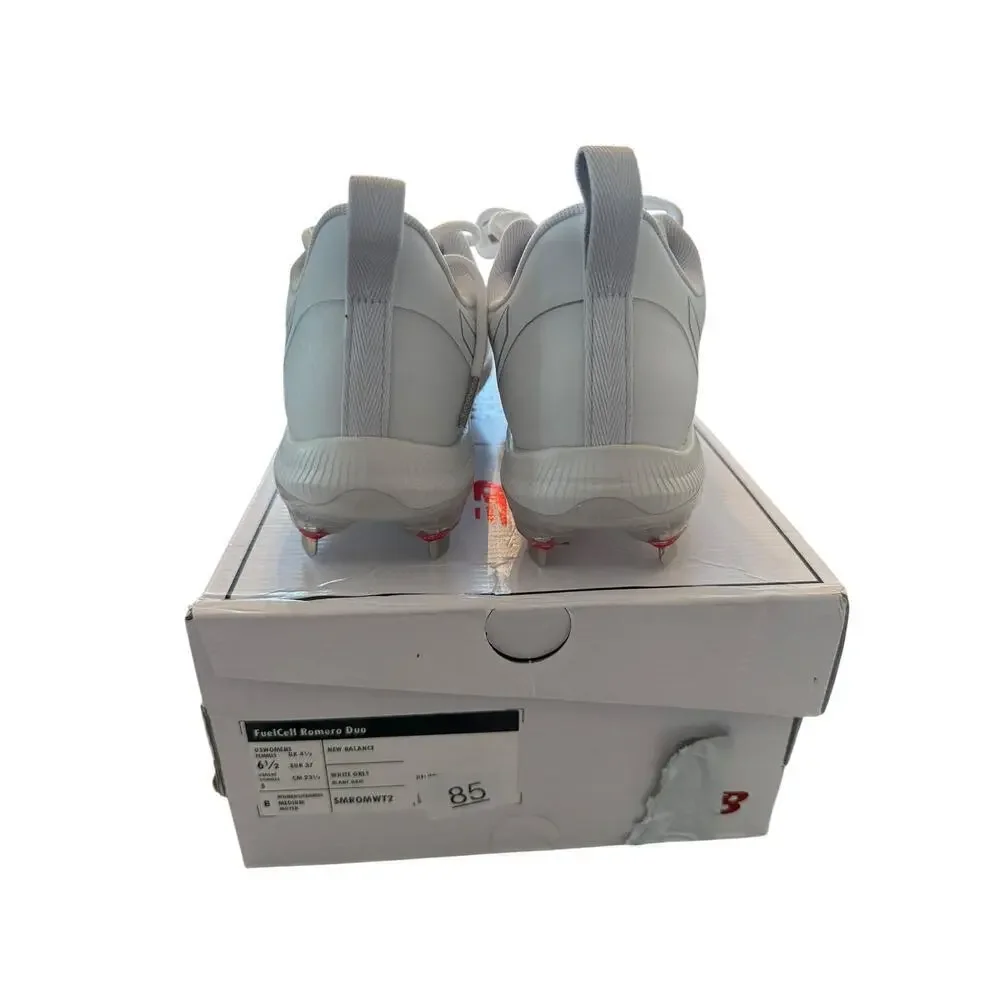 New Balance Unisex White Gray FuelCell Romero Duo Sneakers Size W 6.5 M 5
